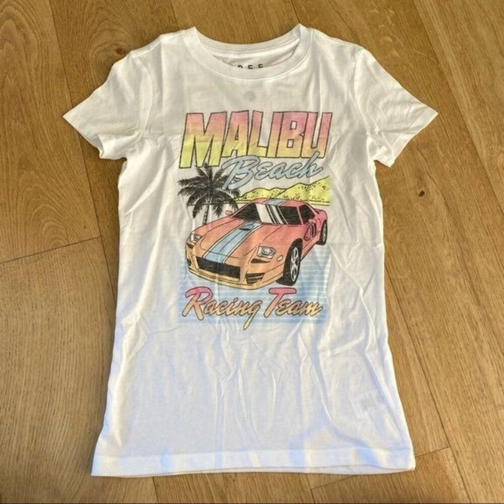Free State Malibu Beach Racing Team Graphic Tee in White